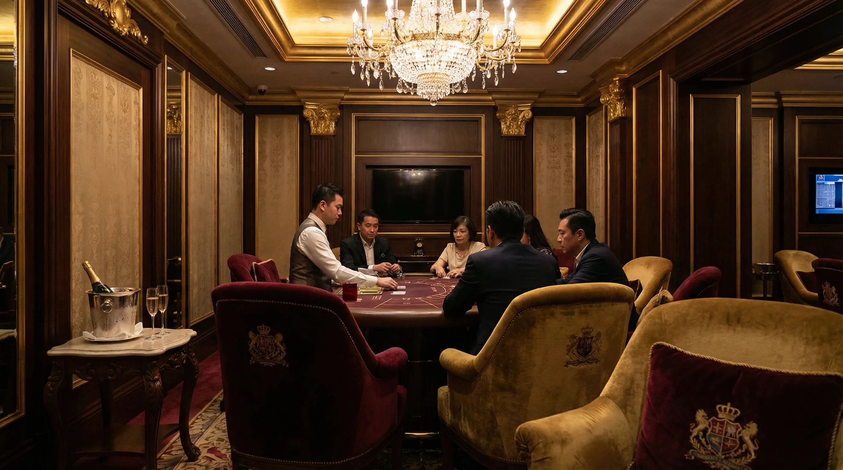 新葡京VIP贵宾厅内部装潢